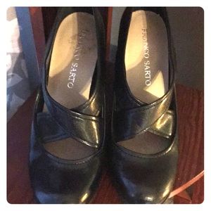 Franco Sarto Black Heels Size 7